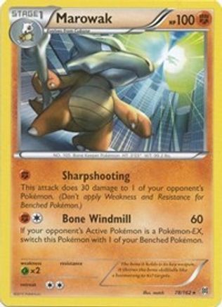 Marowak 78/162 - XY  BREAKthrough