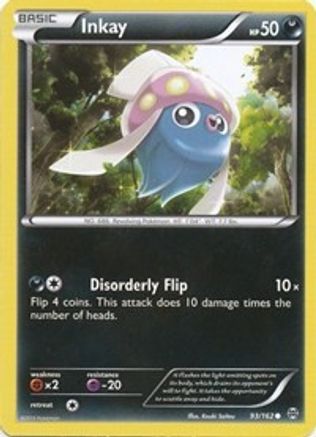 Inkay 93/162 - XY  BREAKthrough Reverse Holofoil