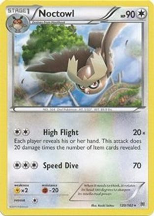 Noctowl 120/162 - XY  BREAKthrough