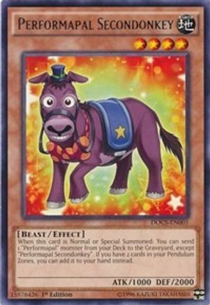 Performapal Secondonkey (DOCS-EN001) - Dimension of Chaos Unlimited