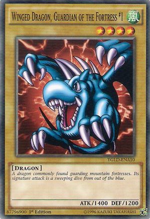 Winged Dragon, Guardian of the Fortress #1 (YGLD-ENA10) - King of Games: Yugi's Legendary Decks Unlimited