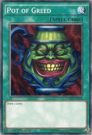 Pot of Greed (YGLD-ENB26) - King of Games: Yugi's Legendary Decks 1st Edition