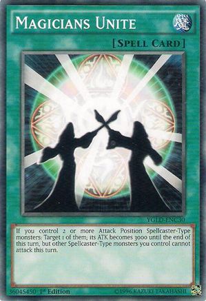 Magicians Unite (YGLD-ENC30) - King of Games: Yugi's Legendary Decks 1st Edition