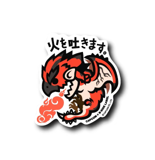 Capcom Monster Hunter - Rathalos Small Sticker (B-SIDE LABEL)