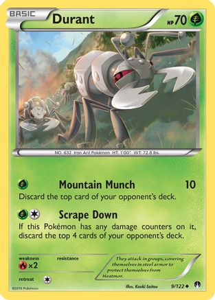 Durant/122 - XY  BREAKpoint Reverse Holofoil