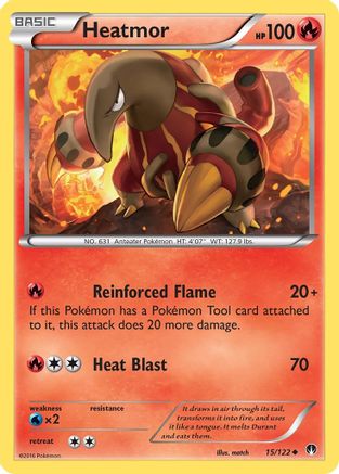 Heatmor 15/122 - XY  BREAKpoint Reverse Holofoil