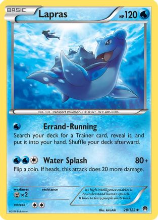Lapras 28/122 - XY  BREAKpoint