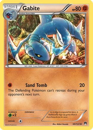 Gabite 69/122 - XY  BREAKpoint
