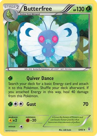 Butterfree 5/83 - Generations