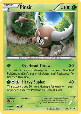 Pinsir/83 - Generations Reverse Holofoil