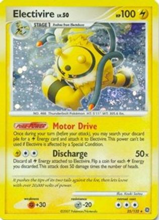 Electivire - 25/132 (DP Secret Wonders) - Deck Exclusives Holofoil