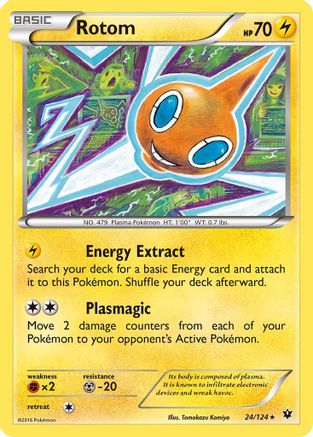 Rotom 24/124 - XY  Fates Collide