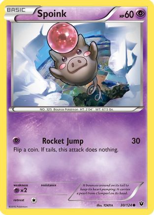 Spoink 30/124 - XY  Fates Collide