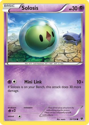 Solosis 33/124 - XY  Fates Collide