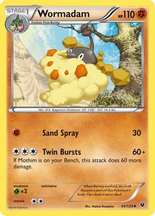 Wormadam (44)/124 - XY  Fates Collide