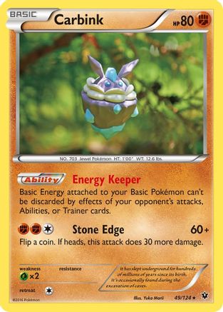 Carbink (49) 49/124 - XY  Fates Collide