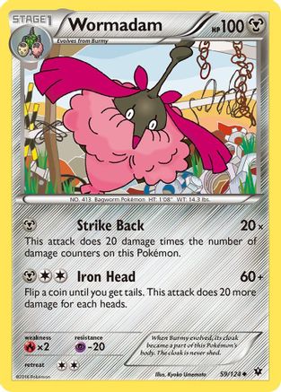 Wormadam (59)/124 - XY  Fates Collide