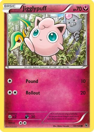 Jigglypuff 65/124 - XY  Fates Collide
