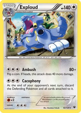 Exploud/124 - XY  Fates Collide