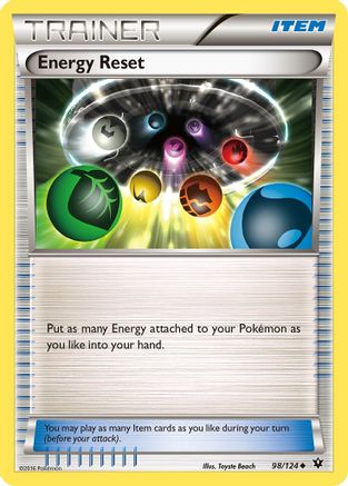 Energy Reset 98/124 - XY  Fates Collide