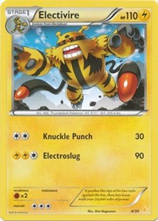 Electivire (25) - XY Trainer Kit Pikachu Libre & Suicune