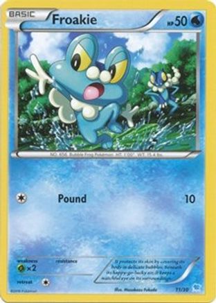 Froakie (11) - XY Trainer Kit Pikachu Libre & Suicune