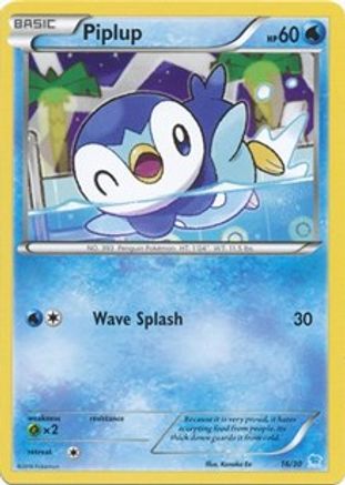 Piplup - XY Trainer Kit Pikachu Libre & Suicune