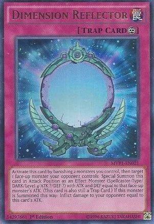 Dimension Reflector (MVP1-EN021) - The Dark Side of Dimensions Movie Pack 1st Edition