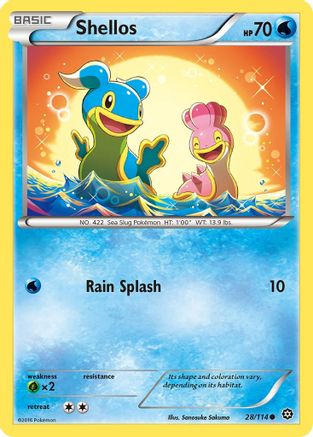 Shellos 28/114 - XY  Steam Siege