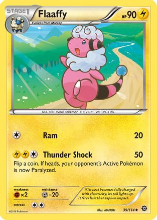 Flaaffy 39/114 - XY  Steam Siege