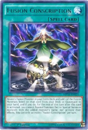 Fusion Conscription (MP16-EN024) - 2016 Mega-Tins Mega Pack 1st Edition