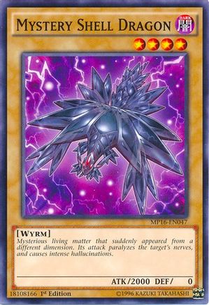 Mystery Shell Dragon (MP16-EN047) - 2016 Mega-Tins Mega Pack 1st Edition