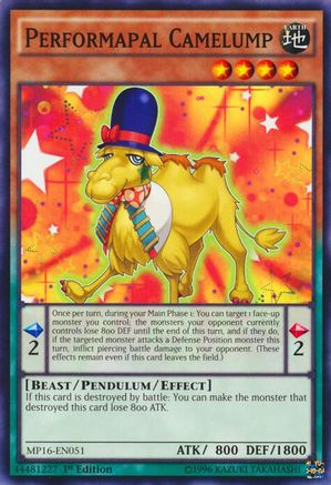 Performapal Camelump (MP16-EN051) - 2016 Mega-Tins Mega Pack 1st Edition
