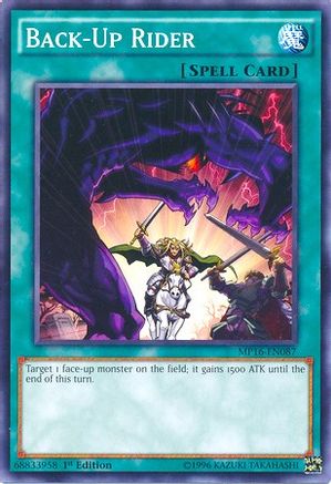 Back-Up Rider (MP16-EN087) - 2016 Mega-Tins Mega Pack 1st Edition