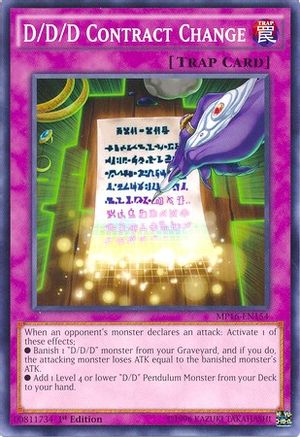 D/D/D Contract Change (MP16-EN154) - 2016 Mega-Tins Mega Pack Unlimited