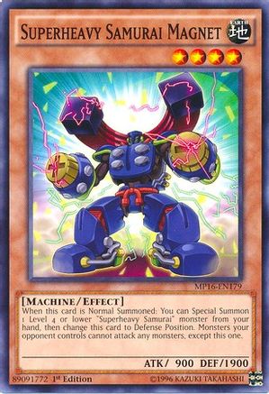 Superheavy Samurai Magnet (MP16-EN179) - 2016 Mega-Tins Mega Pack 1st Edition