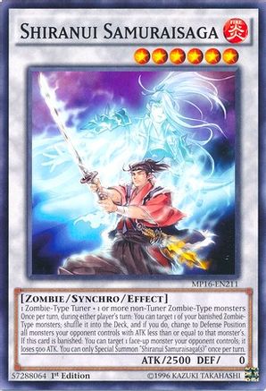 Shiranui Samuraisaga (MP16-EN211) - 2016 Mega-Tins Mega Pack Unlimited
