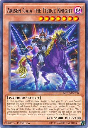 Arisen Gaia the Fierce Knight (MP16-EN238) - 2016 Mega-Tins Mega Pack 1st Edition