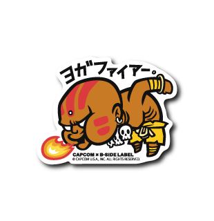 Street Fighter - Dhalsim Small Sticker (B-SIDE LABEL)