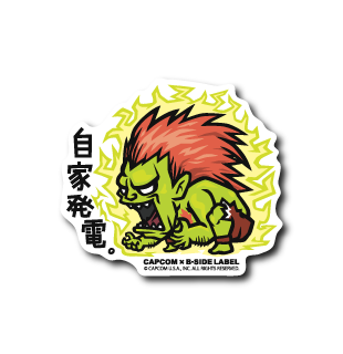 Street Fighter - Blanca Small Sticker (B-SIDE LABEL)