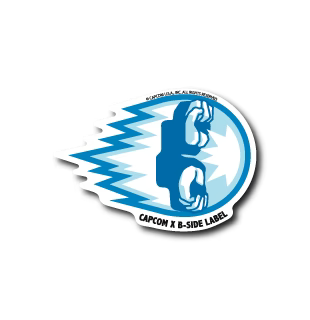 Street Fighter - Hadouken Small Sticker (B-SIDE LABEL)