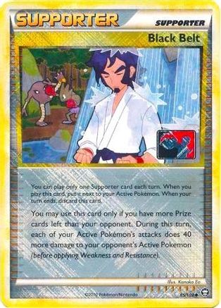 Black Belt - 85/102 (League Promo) - League & Championship Cards Reverse Holofoil