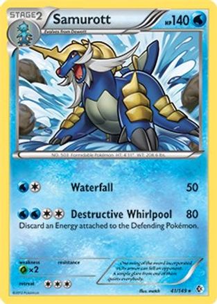 Samurott - 41/149 (BW Boundaries Crossed) - Deck Exclusives