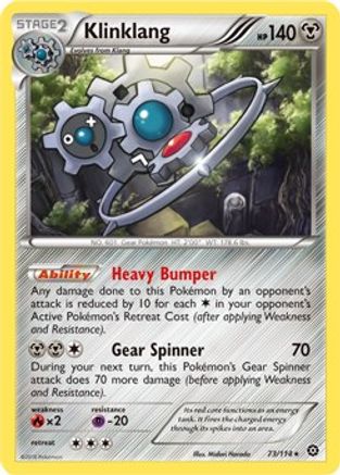 Klinklang - 73/114 (XY Steam Siege) - Deck Exclusives