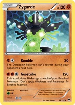 Zygarde - 53/124 (XY Fates Collide) - Deck Exclusives Holofoil