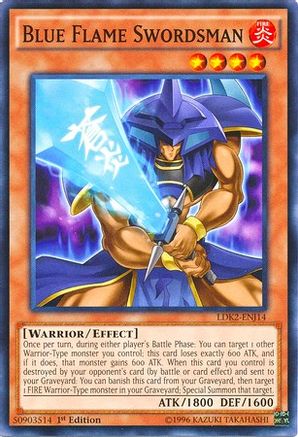 Blue Flame Swordsman (LDK2-ENJ14) - Legendary Decks II Unlimited