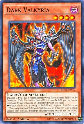 Dark Valkyria (LDK2-ENJ19) - Legendary Decks II 1st Edition
