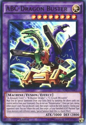 ABC-Dragon Buster (SDKS-EN041) - Structure Deck: Seto Kaiba 1st Edition