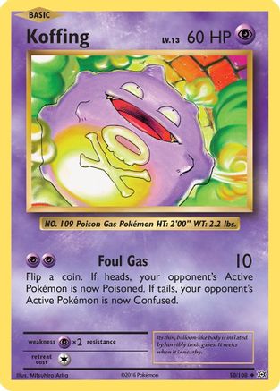 Koffing 50/108 - XY  Evolutions
