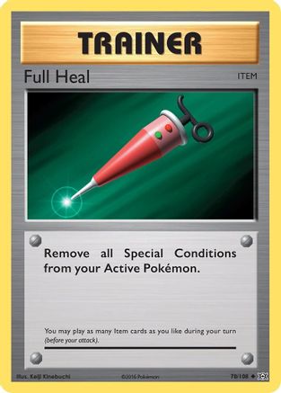 Full Heal 78/108 - XY  Evolutions Reverse Holofoil